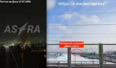 Дрони атакували порт у Ростові-на-Дону: Зеленський розкрив деталі